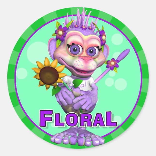 Fun Floral Stickers (Front)