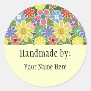 Fun Florals Bright  Sticker