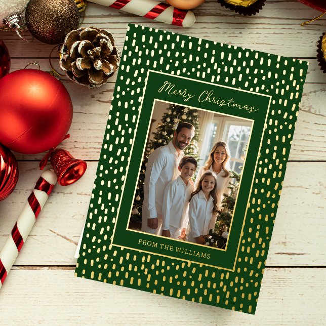 Fun Foil Christmas Card Template Customise (Creator Uploaded)