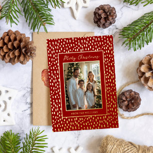 Fun Foil Christmas Card Template Customise
