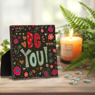 Fun Folk Be You Inspirivity Plaque
