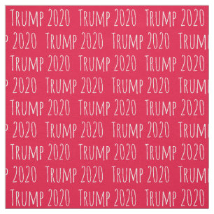 Fun Font Donald Trump 2020 Pattern Fabric
