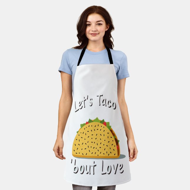 Fun Foodie Design Apron (Worn)