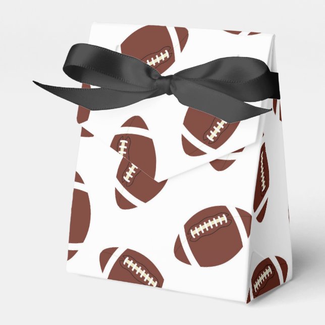 Fun Football sports pattern party box (Front Side)