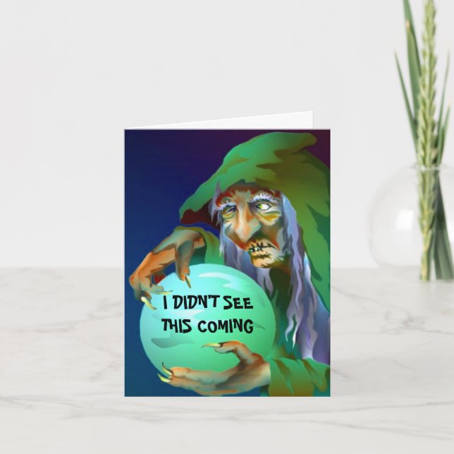 FUN FORTUNE TELLER ~ BIRTHDAY CARD ~ EZ2 CUSTOMIZE (Front)