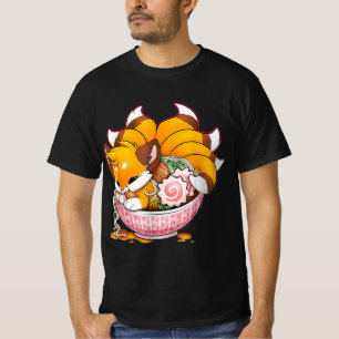 Fun Fox Ramen Japanese Noodles Cute Kawaii Anime G T-Shirt