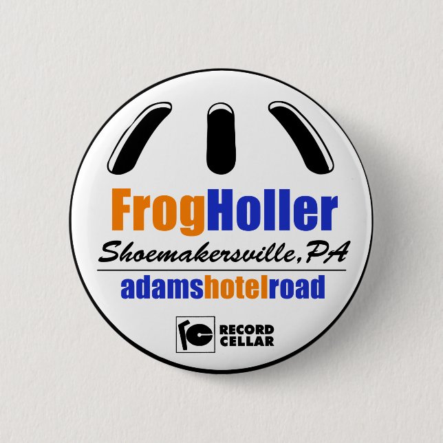 Fun Frog Holler Pin (Front)