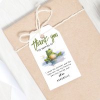 Fun Frog Themed Birthday Party Thank you