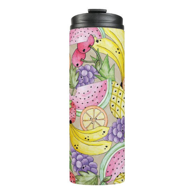 Fun Fruit Line Thermal Bottle (Front)