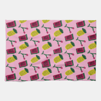 Fun Fruit Towel in Pink