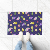 Fun Fruits Line Rug