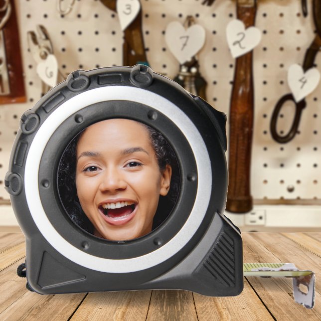 Fun Full Face Close Up Selfie Photo 1 (Fun Full Face Close Up Selfie Photo Tape Measure)