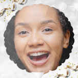 Fun Full Face Close Up Selfie Photo Balloon<br><div class="desc">Funny full face photo birthday party balloon.  Personalise it by adding a 1x1 square photo of yourself or the gift recipient.  Unisex for men and for women. Suitable for kids and adults.</div>