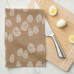 Fun Fungi Morel Mushrooms Pattern Tea Towel<br><div class="desc">Hope you like this design. Add your own text or change the colours. Check my shop for more matching items like bath towels,  blankets,  pillows,  stickers,  mugs,  cards,  tissue paper as well as other patterns. 
Thanks for shopping with me! if you'd like something custom let me know!</div>