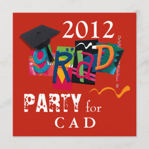 Fun & Funky 2011 Grad Party Invitation