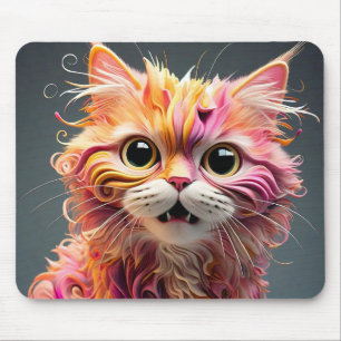 Fun & Funky Abstract Cat Mouse Pad