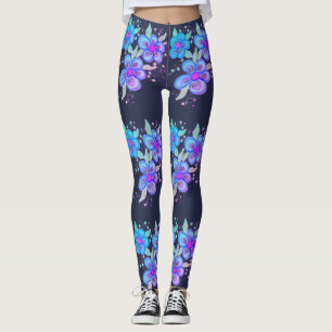 Fun Funky Flowered Leggings