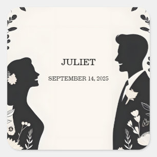 Fun Funky Unique Humour Meme Funny Bridal Shower Square Sticker