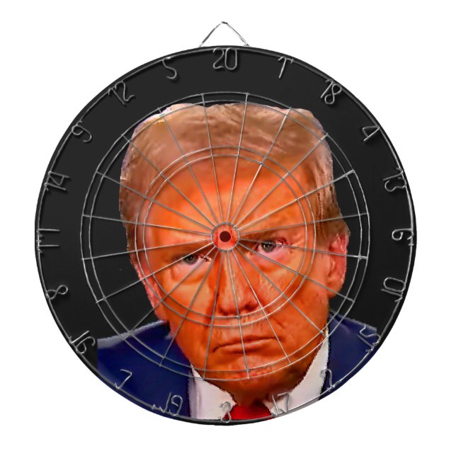 Fun Funny Anti Trump Not the Real President Dartboard (Front)