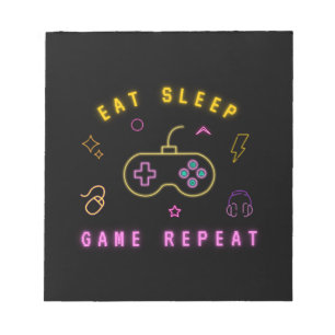 fun game for kids - funny cute design for school notepad