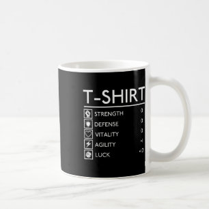 Fun Gamer Fantasy Level Up Rpg Game Teeshirt Coffee Mug