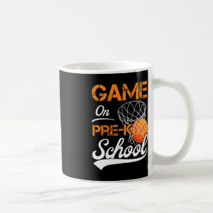 Fun Games On Pre-k Basketball First Day Of School Coffee Mug
