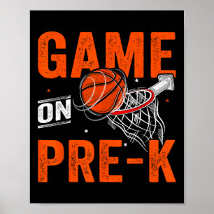 Fun Games On Pre-K Basketball First Day Of School  Poster