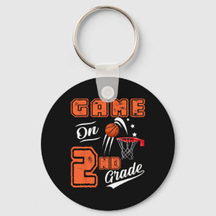 Fun Games On Second Grade Basketball First Day Of Key Ring
