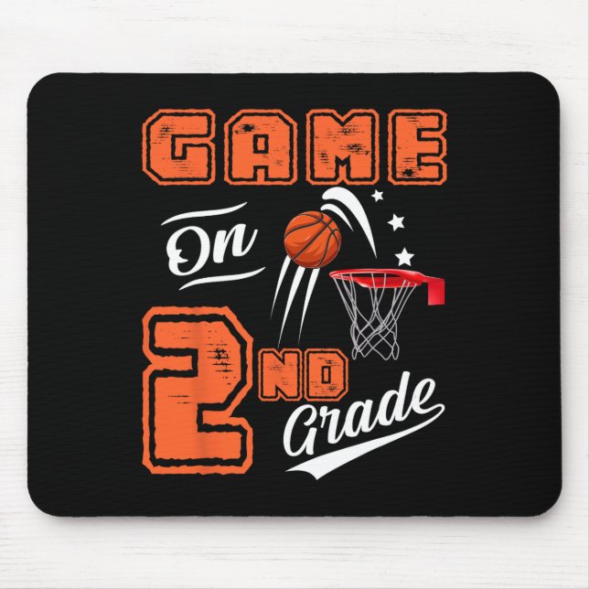Fun Games On Second Grade Bysketbyll First Day Of  Mouse Pad (Front)