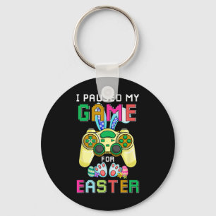 Fun Gaming Bunny Gamer Egg Easter Day Boys Kids Me Key Ring