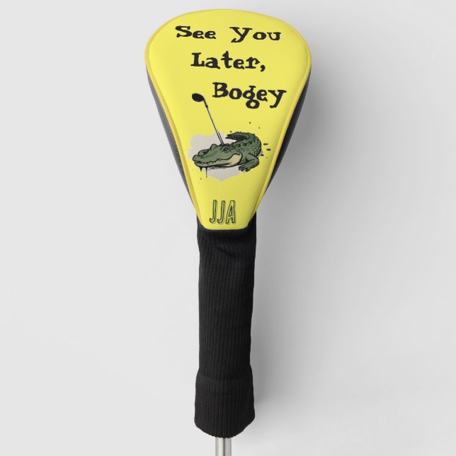 Fun Gator Golf Head Cover (Front)