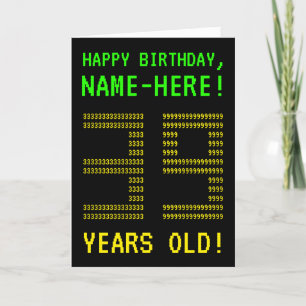 Fun, Geeky, Nerdy "39 YEARS OLD!" Birthday Card