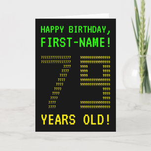 Fun, Geeky, Nerdy "79 YEARS OLD!" Birthday Card