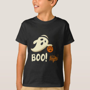 Fun Ghost Player Boo Bysketbyll Halloween Costume  T-Shirt