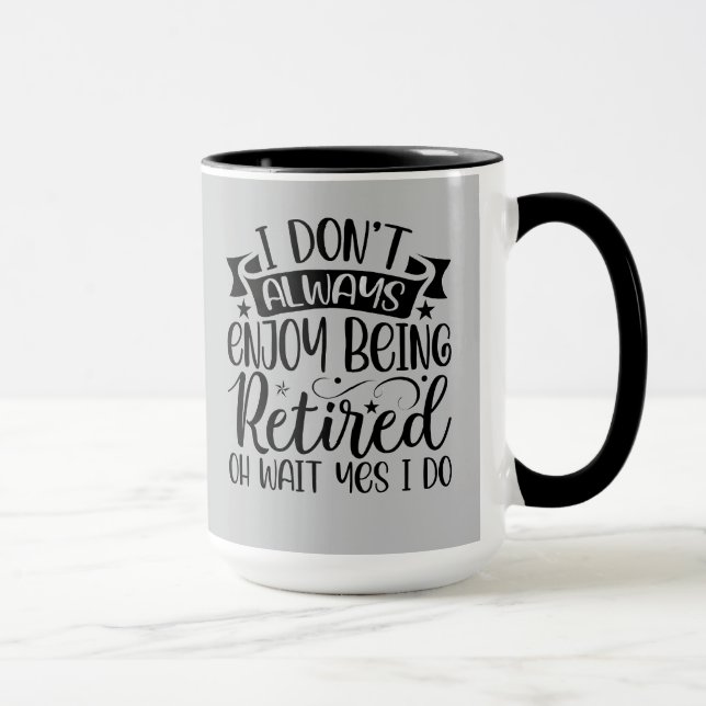 Fun Gift! Retiree Coffee Mug (Right)