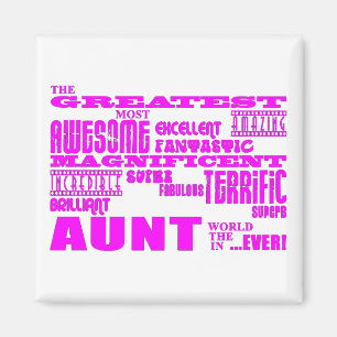 Fun Gifts for Aunts : Greatest Aunt Magnet