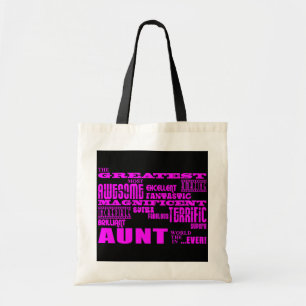 Fun Gifts for Aunts : Greatest Aunt Tote Bag