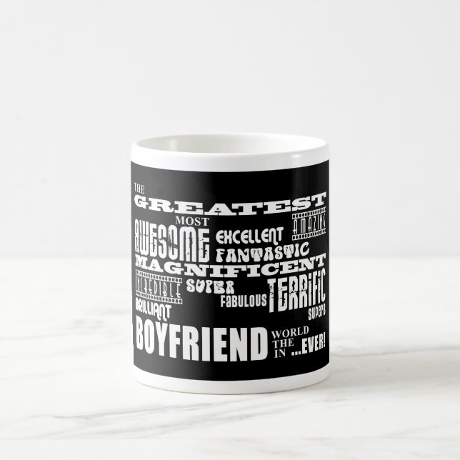 Fun Gifts for Boyfriends : Greatest Boyfriend Coffee Mug (Center)