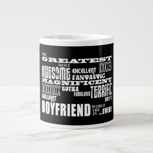 Fun Gifts for Boyfriends : Greatest Boyfriend Large Coffee Mug
