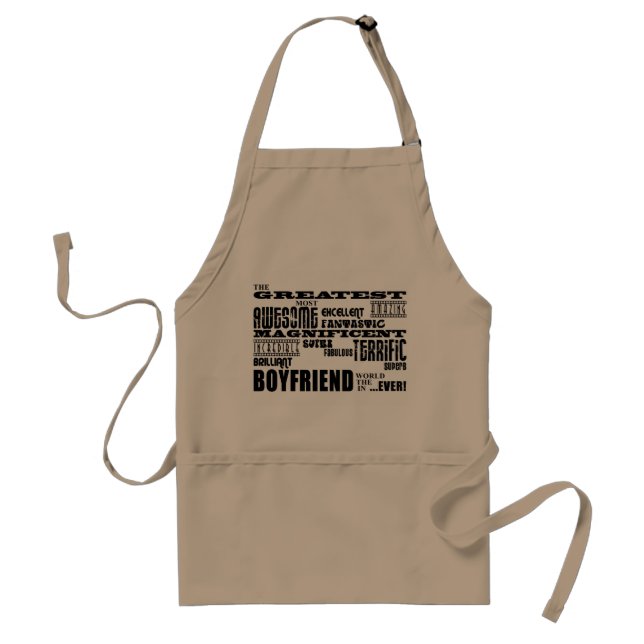 Fun Gifts for Boyfriends : Greatest Boyfriend Standard Apron (Front)