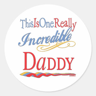 Fun Gifts For Dads Classic Round Sticker