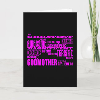 Fun Gifts for Godmothers : Greatest Godmother Card