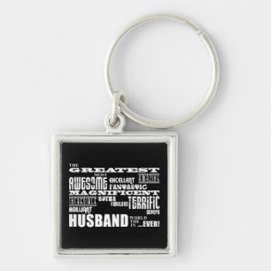 Fun Gifts for Husbands : Greatest Husband Key Ring