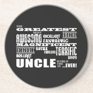 Fun Gifts for Uncles : Greatest Uncle Coaster