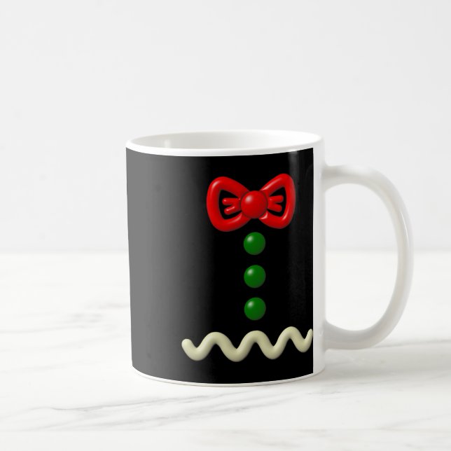 Fun Gingerbread Man Costume Halloween Gift  Coffee Mug (Right)
