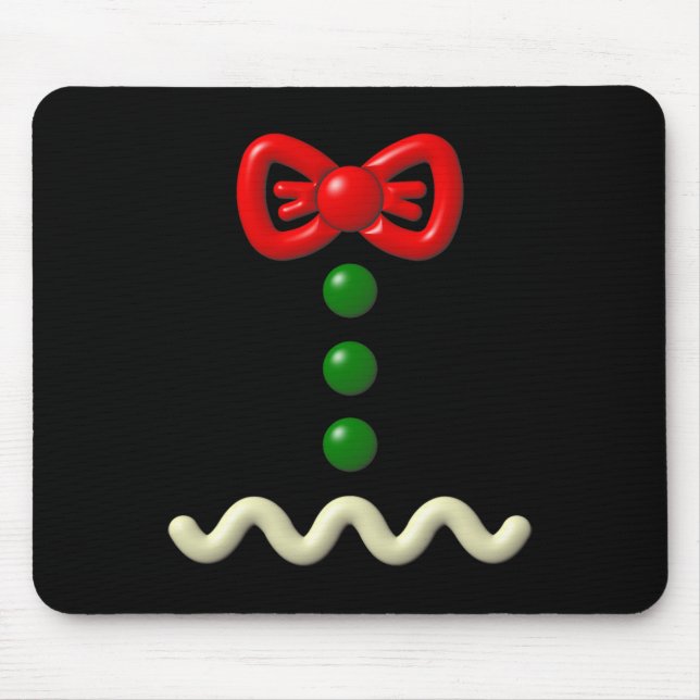 Fun Gingerbread Man Costume Halloween Gift  Mouse Pad (Front)