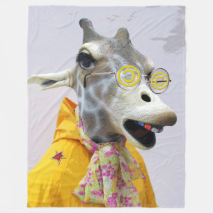 Fun Giraffe Fleece Blanket! Blanket