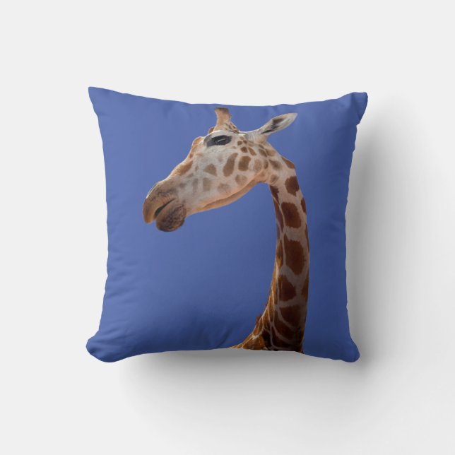 Fun Giraffe photo  Throw Pillow (Front)