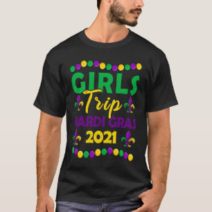 Fun Girls Trip Mardi Gras Party Apparel Vintage Ad T-Shirt