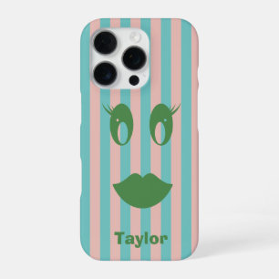 Fun Girly Smiley Face iPhone 16 Pro Case